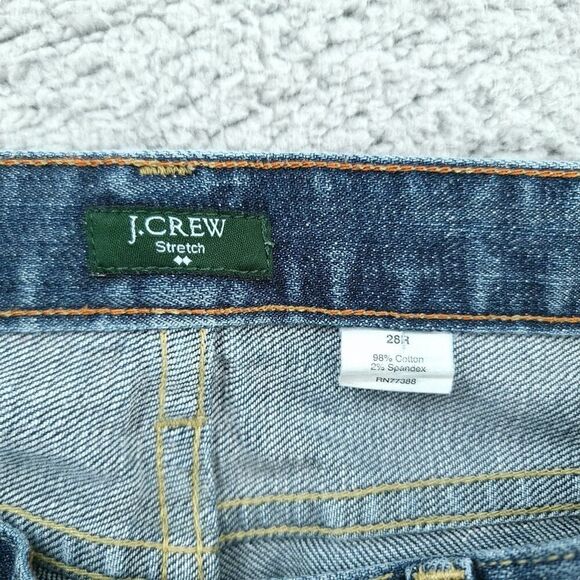 J. Crew Women's Stretch Bootcut Jeans 28R Blue - Picture 5 of 7